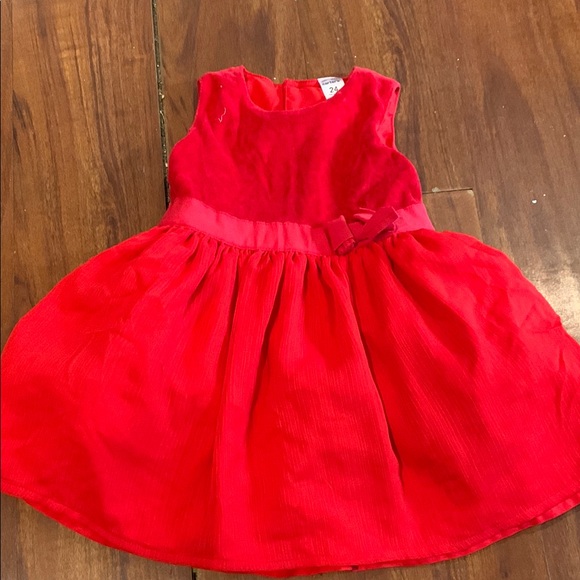 Red Sleeveless Kids Dress - Picture 1 of 1